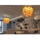 Leaf pinecone pendant lamp