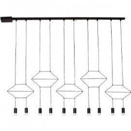 Suspension LED design Wireflow modèle 2D rang
