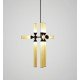 Chandelier suspension LED design Castle 9 lampes