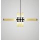 Chandelier suspension LED design Castle 9 lampes