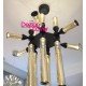 Chandelier suspension LED design Castle 9 lampes