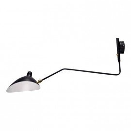 Serge Mouille MCL 1 arm rotating wall lamp