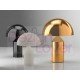 Atollo table lamp in aluminium