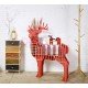 Stag Deer Shaped bookshelf with drawer