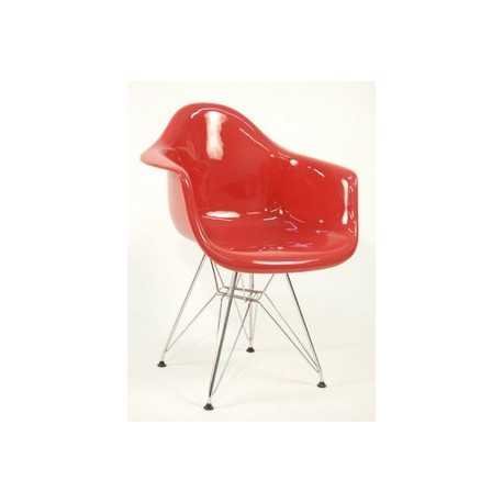Chaise design Eames DAR en fibre de verre