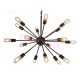 Industrial Vintage Sputnik chandelier design Round