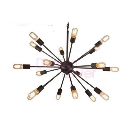 Industrial Vintage Sputnik chandelier design Round