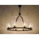 Industrial nordic style Bubble Iron Chandelier design