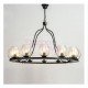 Industrial nordic style Bubble Iron Chandelier design