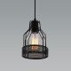 Industrial Cage 2 pendant lamp design with Edison bulbs