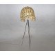 Marble floor lamp