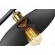 Suspension double design industriel en acier avec Poulie