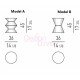 Table d'appoint table basse design Cesar