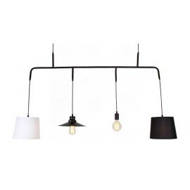 Suspension design Vialattea avec ampoule edison